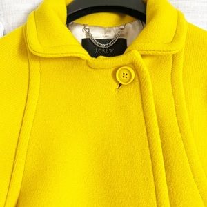 J. Crew wool stadium cloth wool statement coat, size 0.